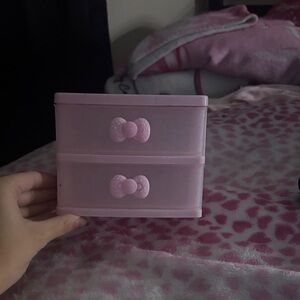 Pink Mini Storage Drawer